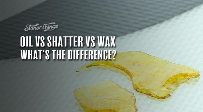 oil vs shatter vs wax