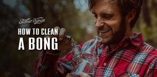 how to clean a bong