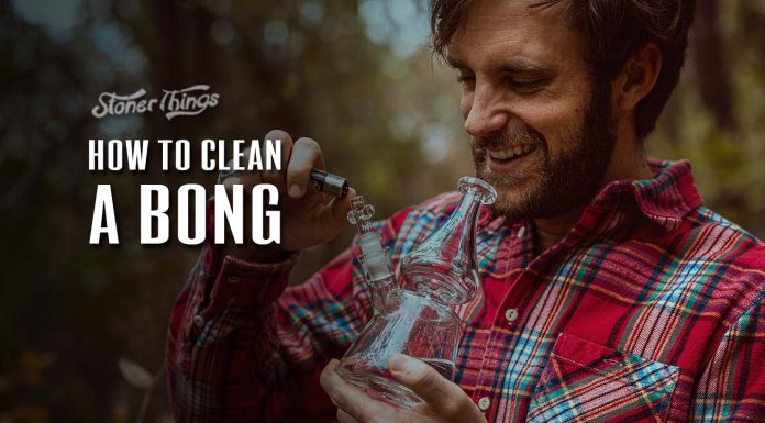 how to clean a bong