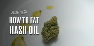 how to eat hash oil