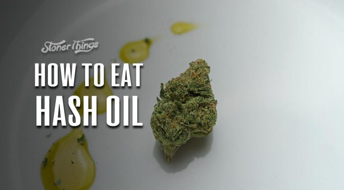 how to eat hash oil