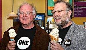 Ben Cohen and Jerry Greenfield of Ben & Jerry's