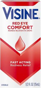  Red Eye Comfort Redness Relief Eye Drops