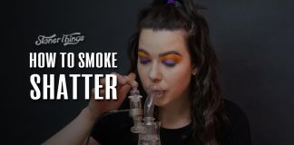 how to smoke shatter