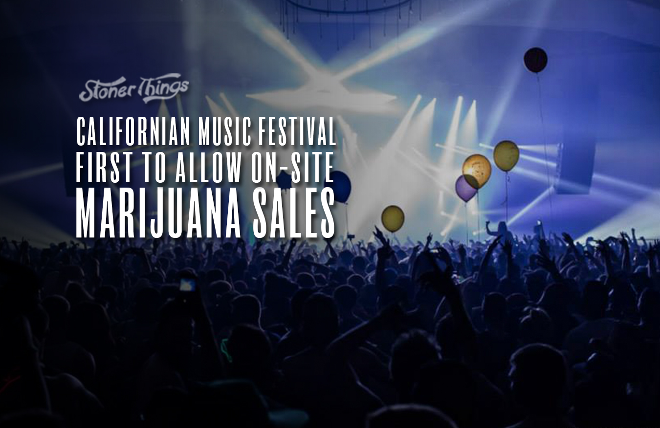 music festival weed sales