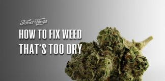 how to fix weed too dry