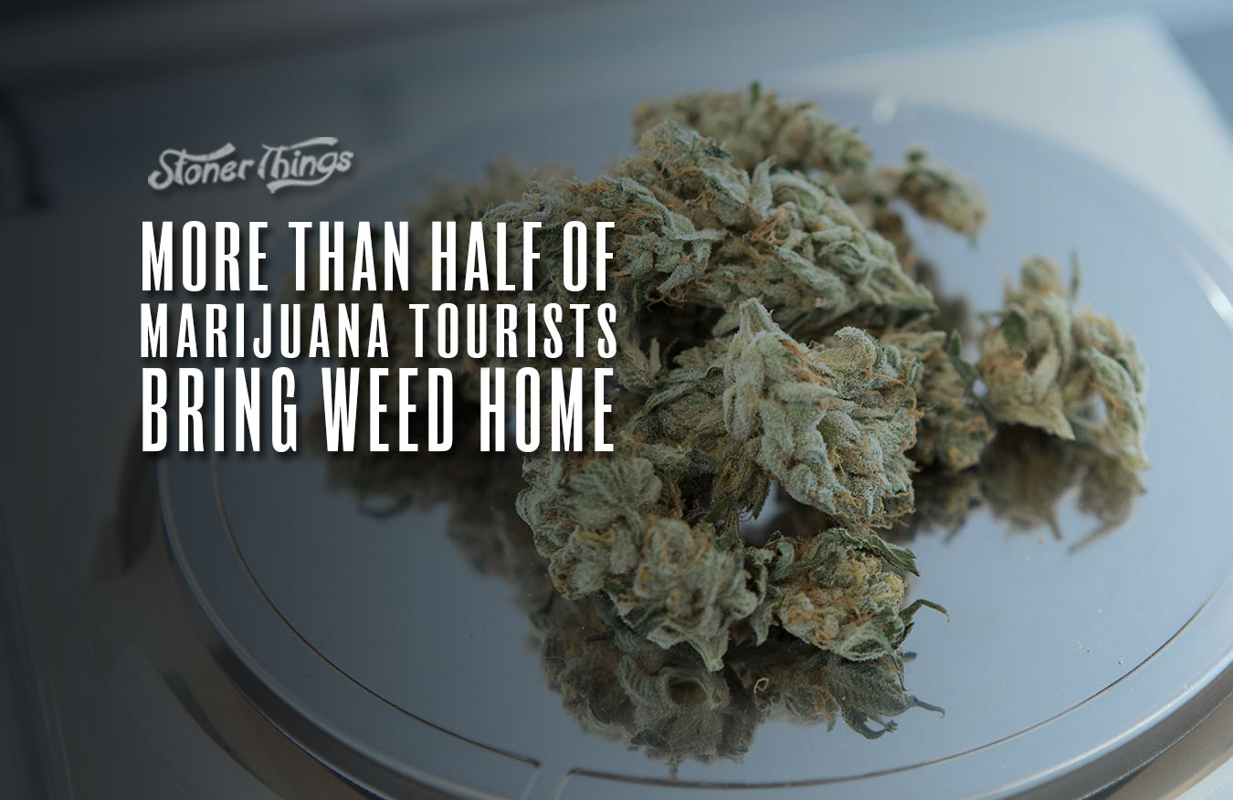 more than half marijuana tourists bring weed home