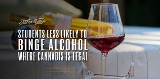 students less likely binge alcohol where marijuana is legal