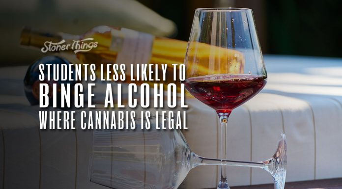 students less likely binge alcohol where marijuana is legal