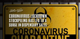 quarantine lockdown stockpiling surge dispensary sales