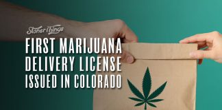 marijuana delivery license issued colorado