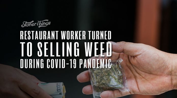 nyc restaurant worker selling weed coronavirus