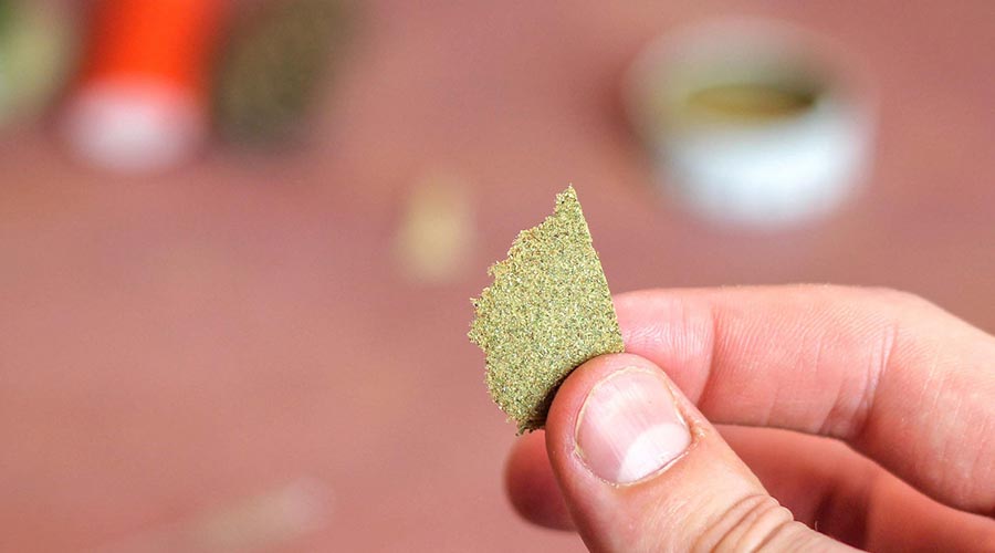 hash made from kief