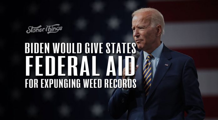 Biden would give states federal aid to expunge marijuana convictions