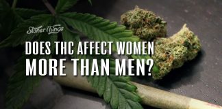 women vs men thc