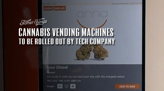 Cannabis vending machines
