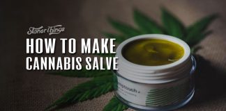 How to make cannabis salve