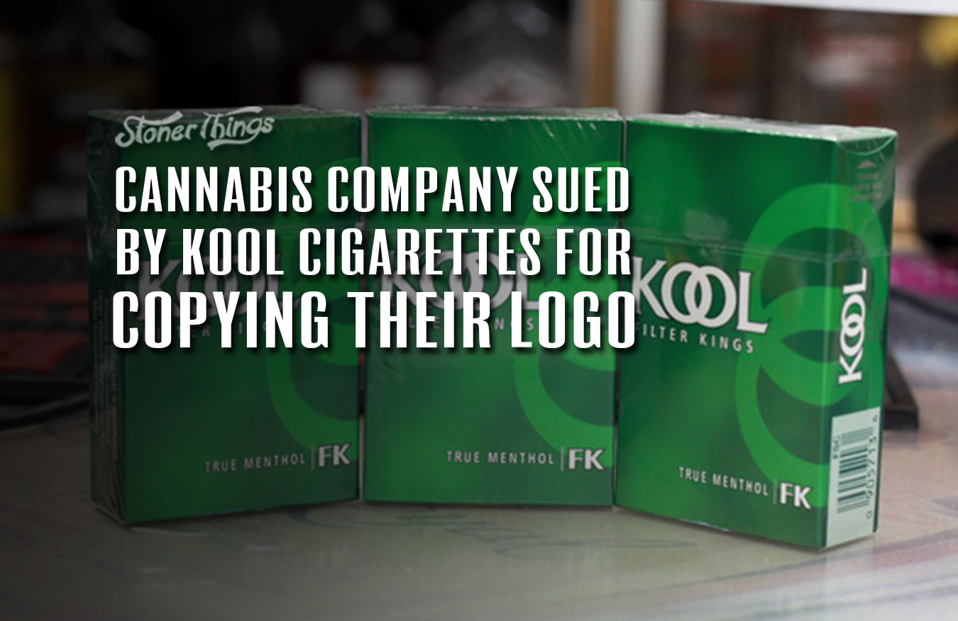 cannabis company sued kool cigarettes copying logo