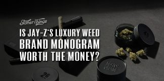 Jay Z monogram weed