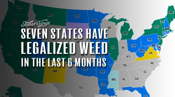 Seven States Have Legalized Weed in the Last 6 Months states legalized weed