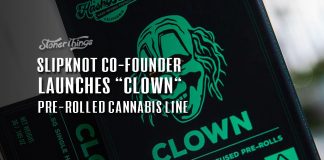clown cannabis brand hashbone pre rolls slipknot founder