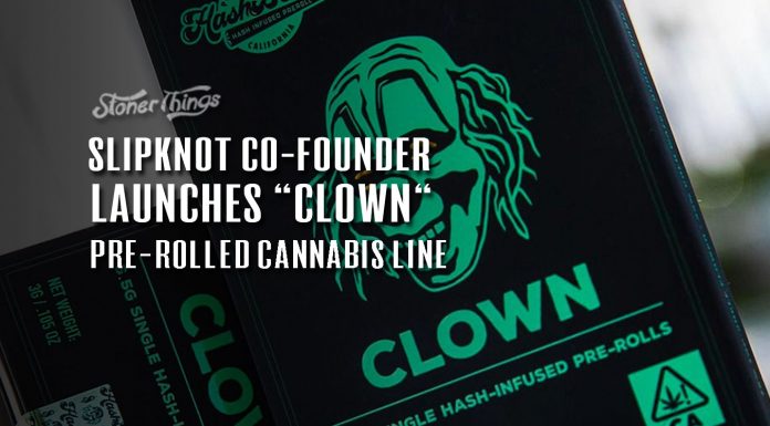clown cannabis brand hashbone pre rolls slipknot founder