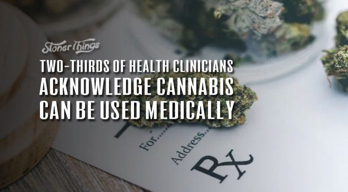 two thirds health clinicians acknowledge marijuana medical use