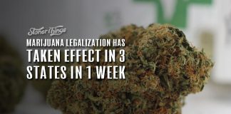 marijuana legalization taken effect 3 states 1 weed