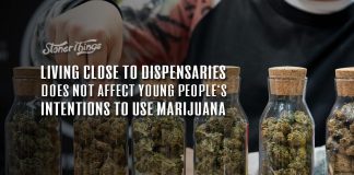 Living Close to Marijuana Dispensaries Does Not Affect Young People's Intentions to Use Marijuana
