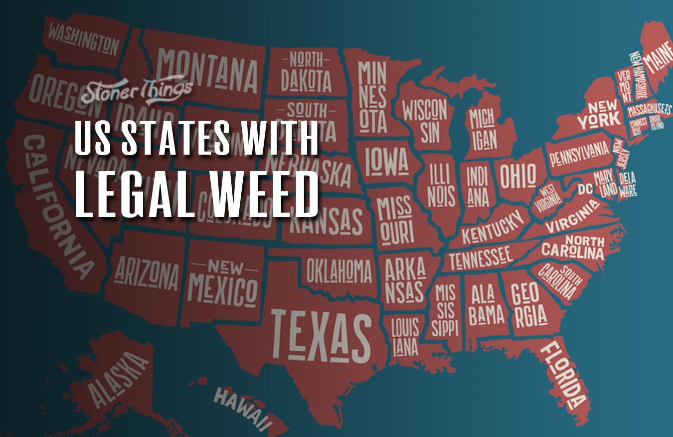 US states with legal weed