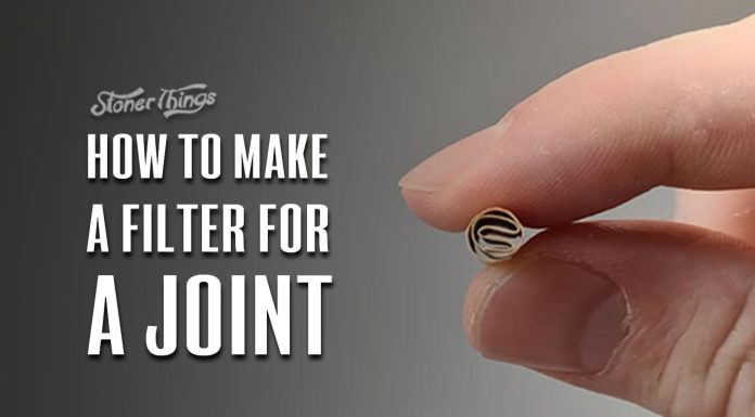 how to make a filter for a joint