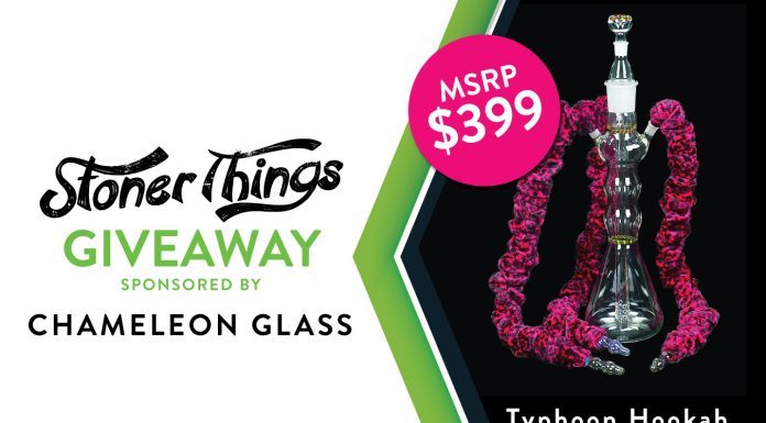May Giveaway – Typhoon Hookah from Chameleon Glass
