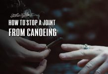 stop a joint from canoeing burning unevenly